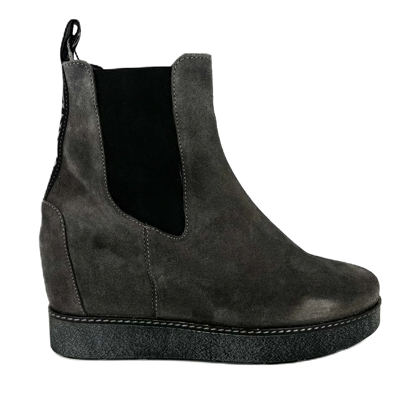 Botines De La Marca Pedro Miralles Para Mujer Modelo Velour I Mod 22308En Color Gris