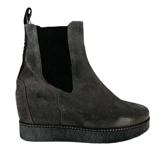Botines De La Marca Pedro Miralles Para Mujer Modelo Velour I Mod 22308En Color Gris