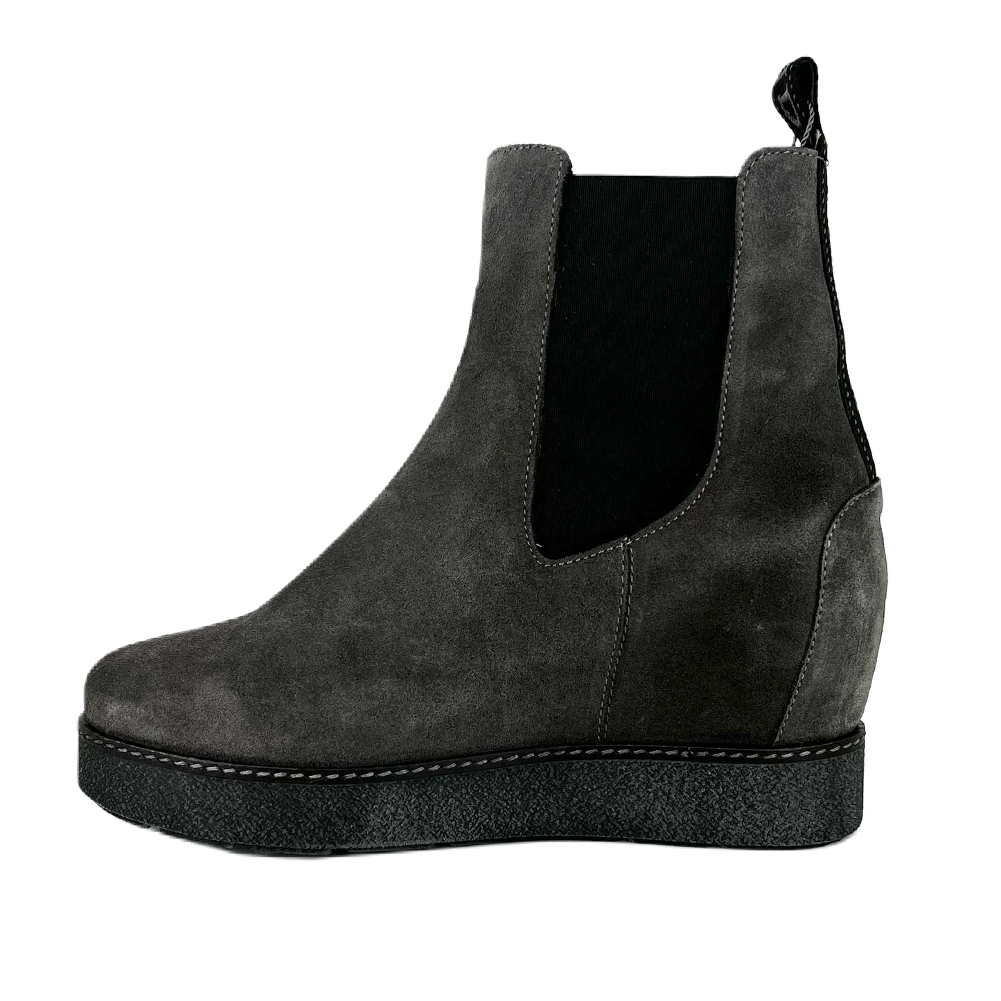 Botines De La Marca Pedro Miralles Para Mujer Modelo Velour I Mod 22308En Color Gris