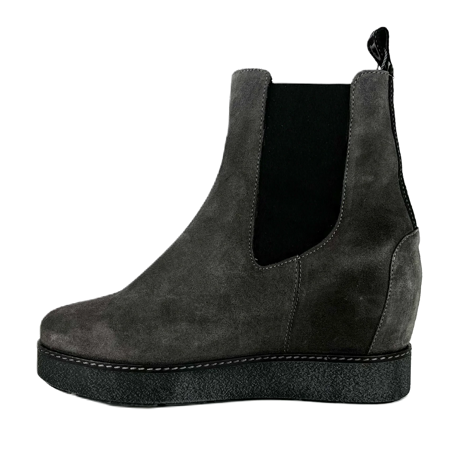 Pedro Miralles 女士天鹅绒 I 型踝靴,型号 22308,灰色