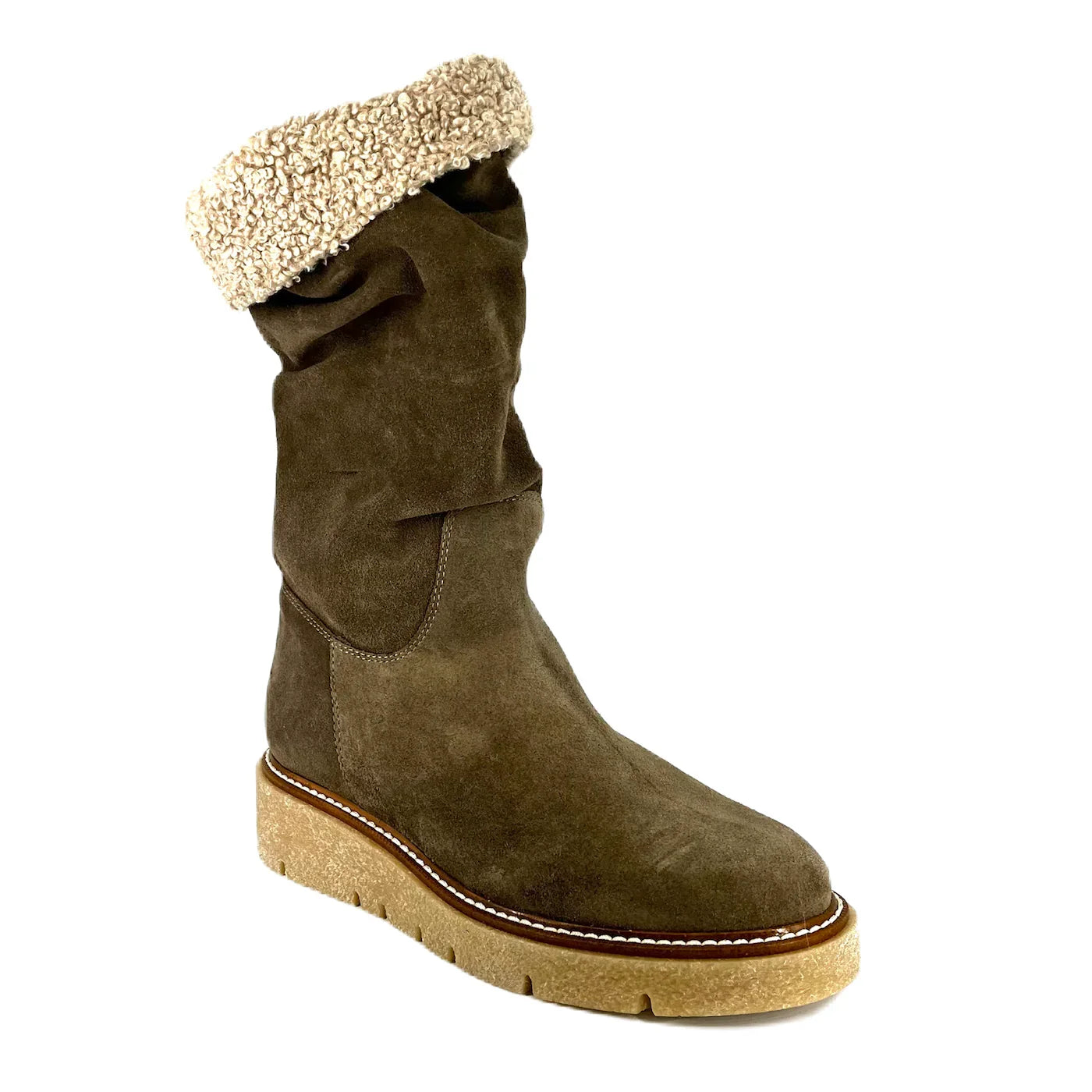 Pedro Miralles 品牌靴子,型号 Mod 22206 Velour Fango