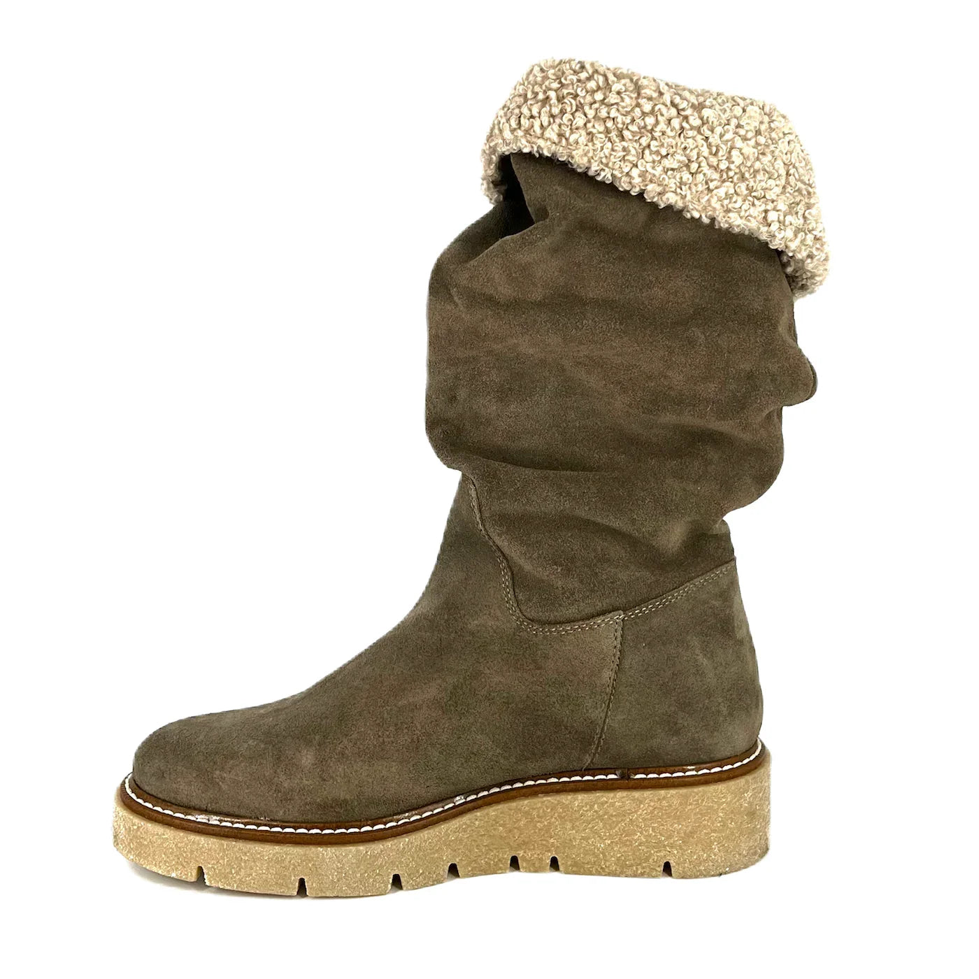 Botas De La Marca Pedro Miralles Para Mujer Modelo Mod 22206 Velour FangoEn Color Marrón