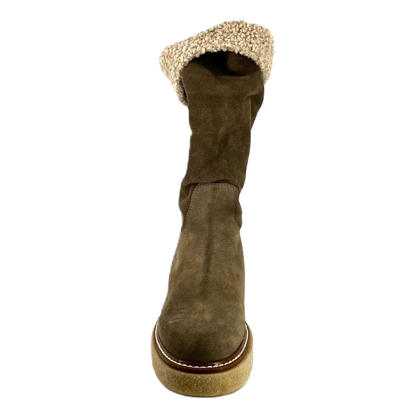 Botas De La Marca Pedro Miralles Para Mujer Modelo Mod 22206 Velour FangoEn Color Marrón