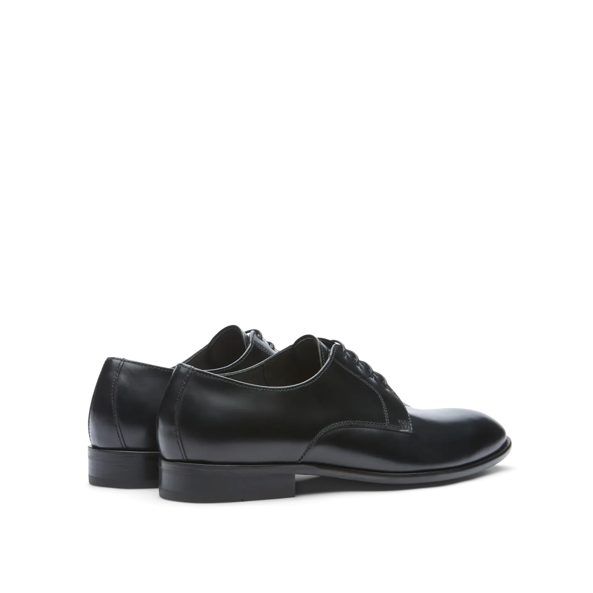 Zapatos Oxford De La Marca Lottusse Para Hombre Modelo Regent Derbys De Vacuno SemibrillanteEn Color Negro