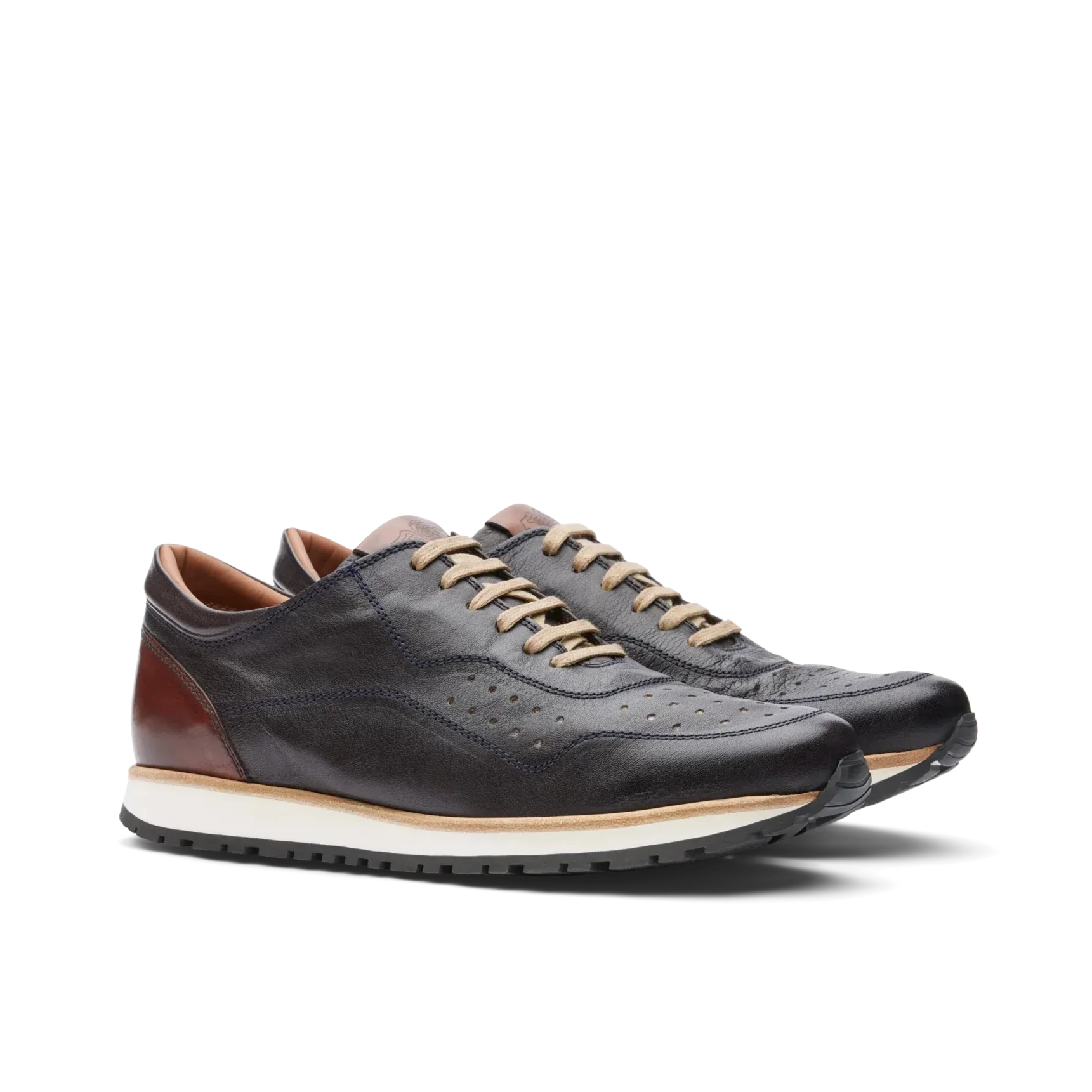 Sneakers De La Marca Lottusse Para Hombre Modelo Cang Marino Ebony Tb En Color Azul