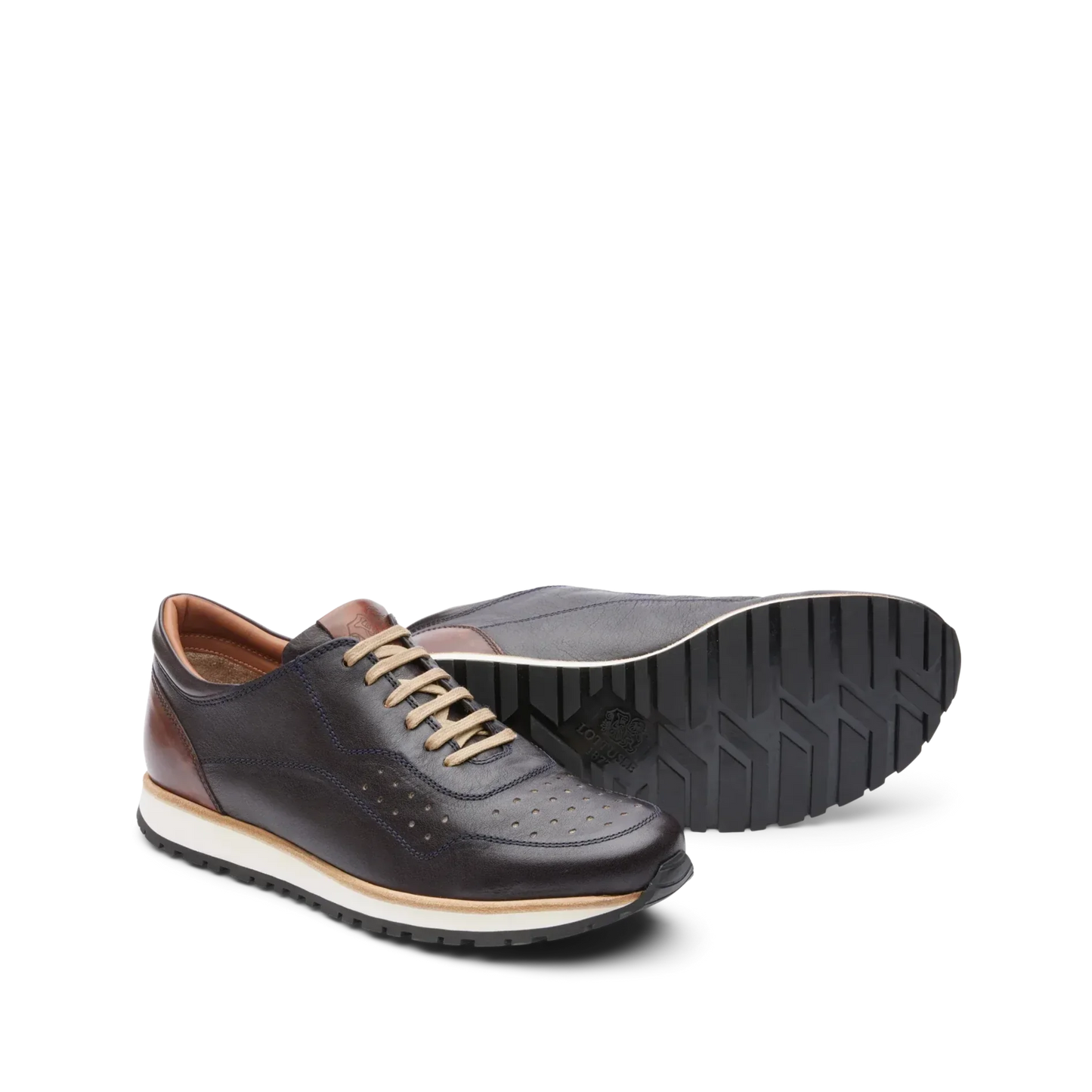 Кроссовки бренда LOTTUSSE, модель Cang, цвет Navy Ebony TB