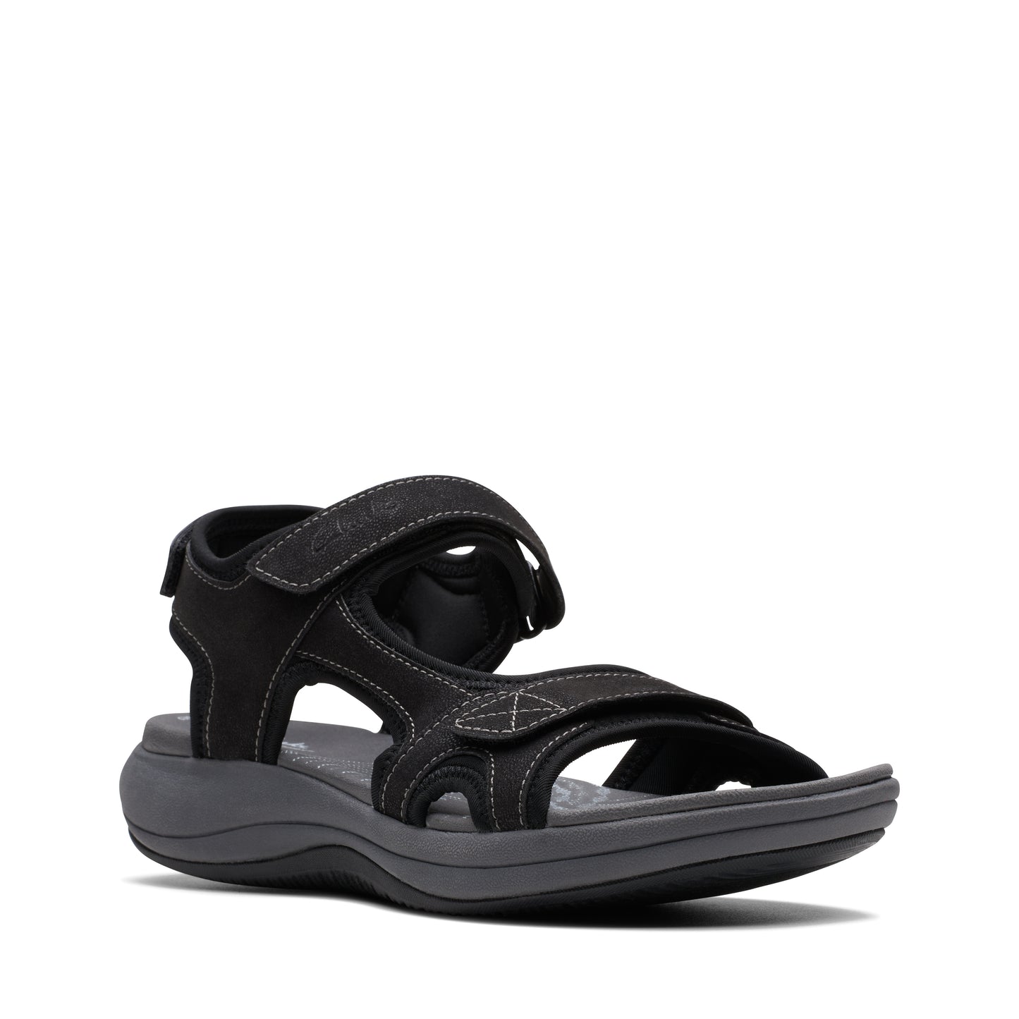 Sandalias De La Marca Clarks Para Mujer Modelo Mira Bay Black En Color Negro