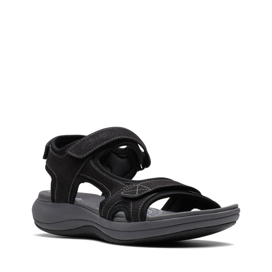 Sandales Clarks Mira Bay pour femme en noir