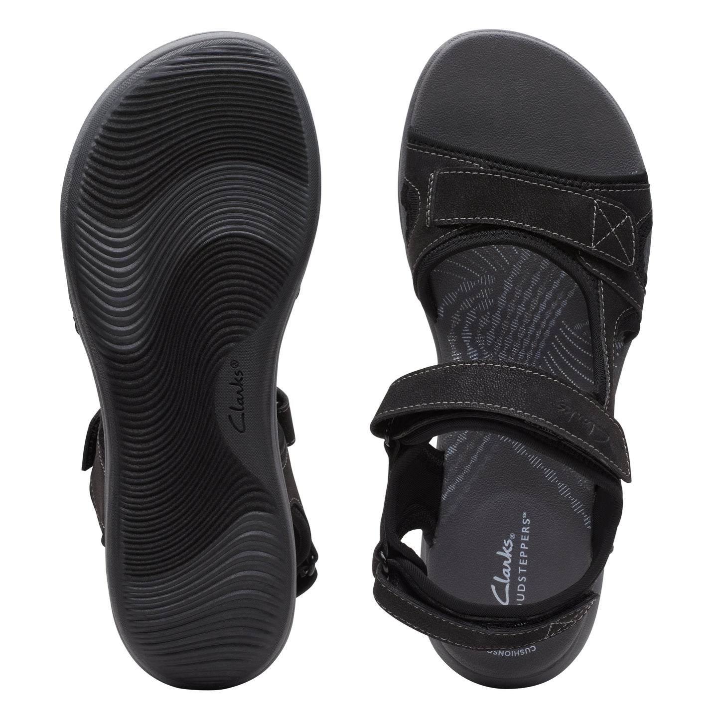 Sandalias De La Marca Clarks Para Mujer Modelo Mira Bay Black En Color Negro