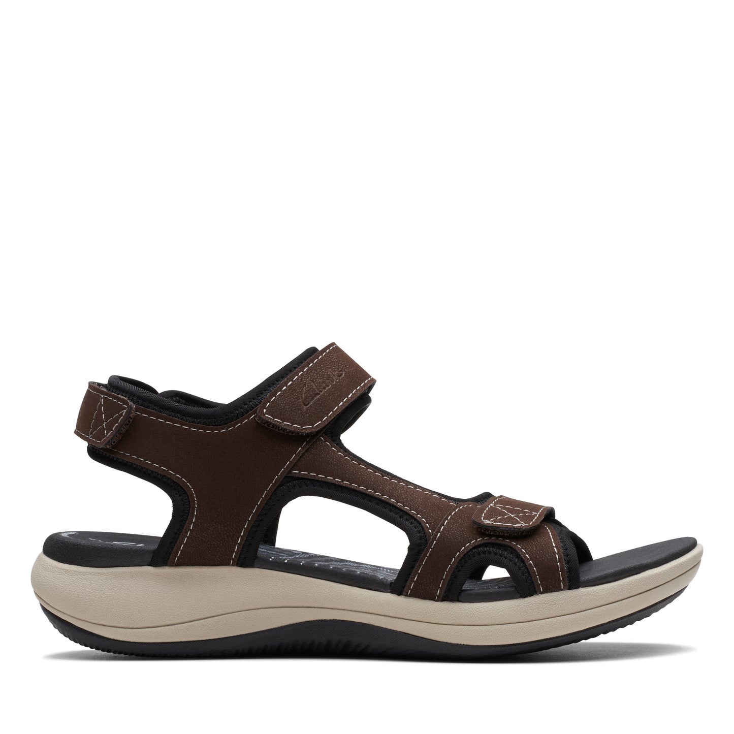 CLARKS レディース ミラベイ ブラウン サンダル