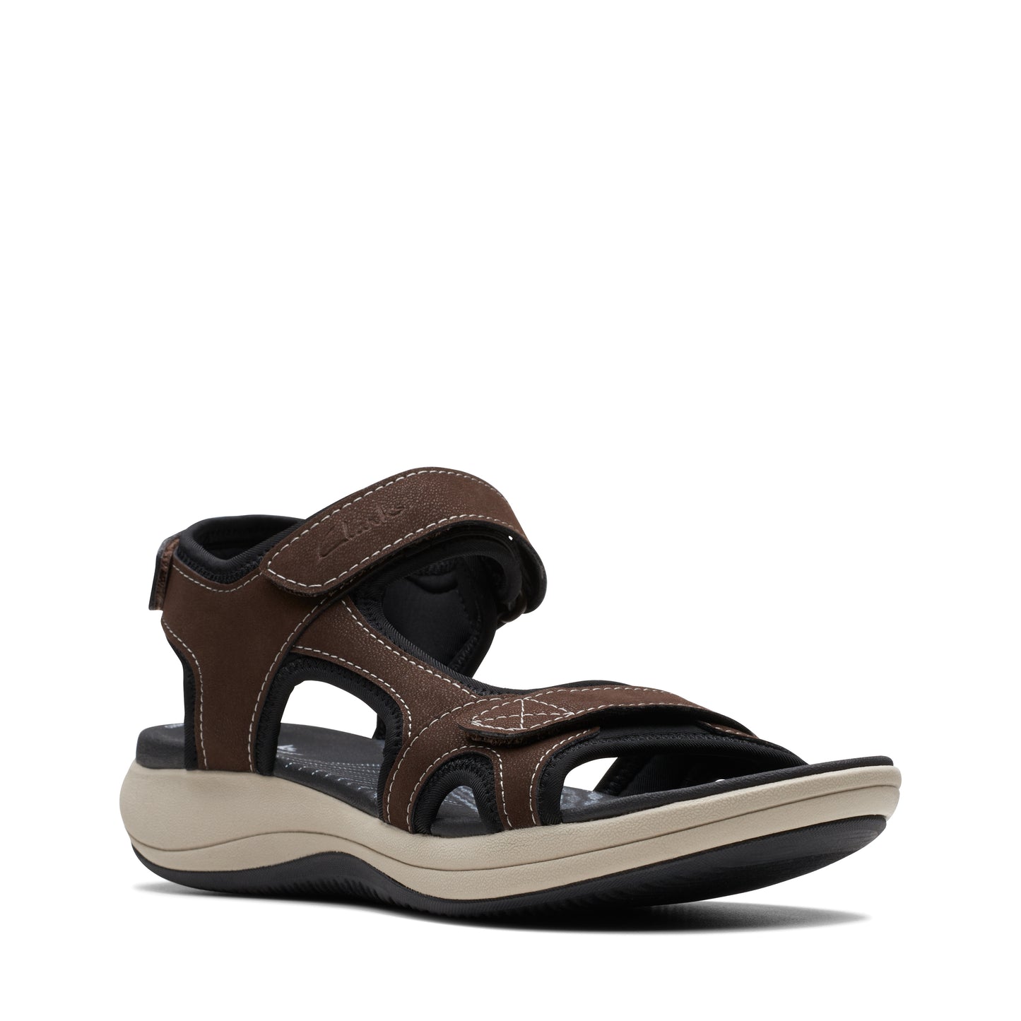 CLARKS レディース ミラベイ ブラウン サンダル