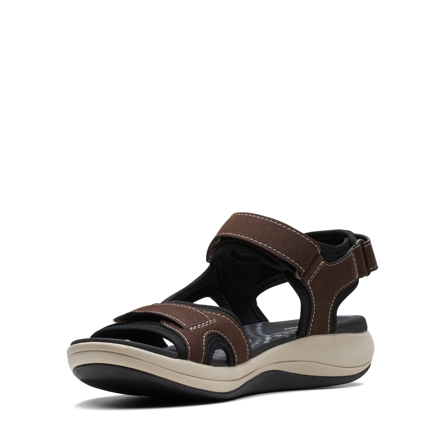CLARKS レディース ミラベイ ブラウン サンダル