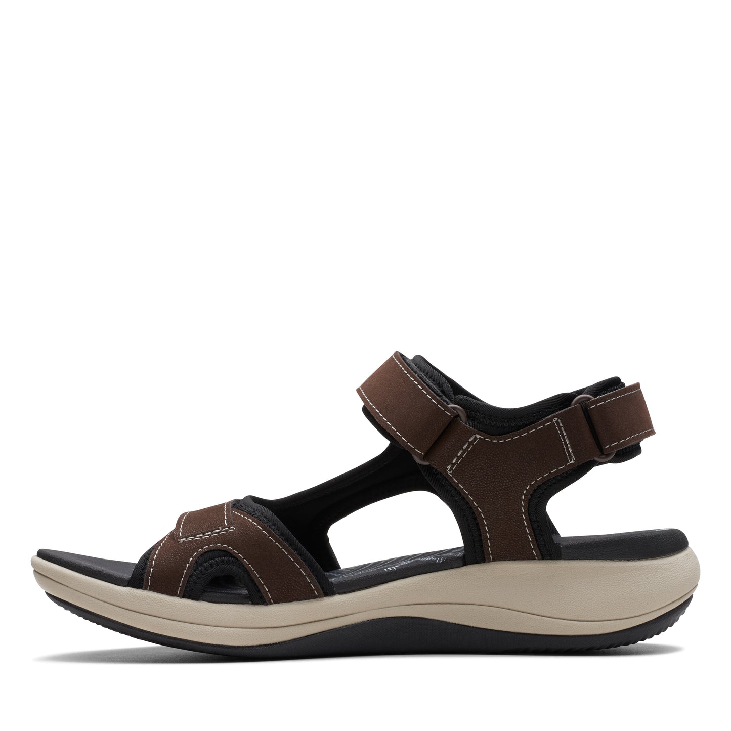 CLARKS レディース ミラベイ ブラウン サンダル