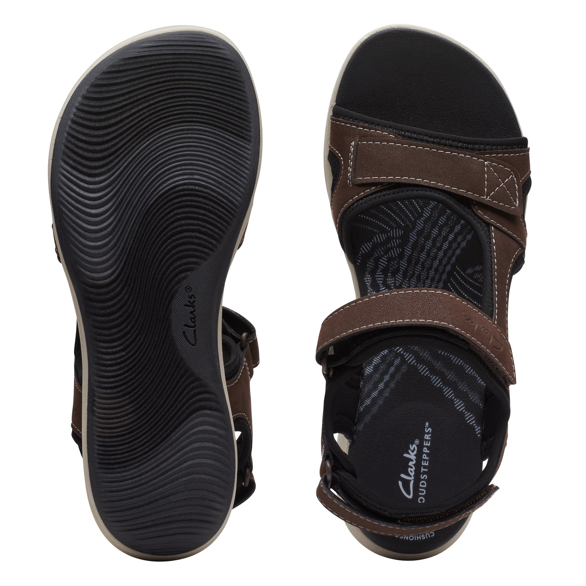 Clarks 女士 Mira Bay 棕色凉鞋