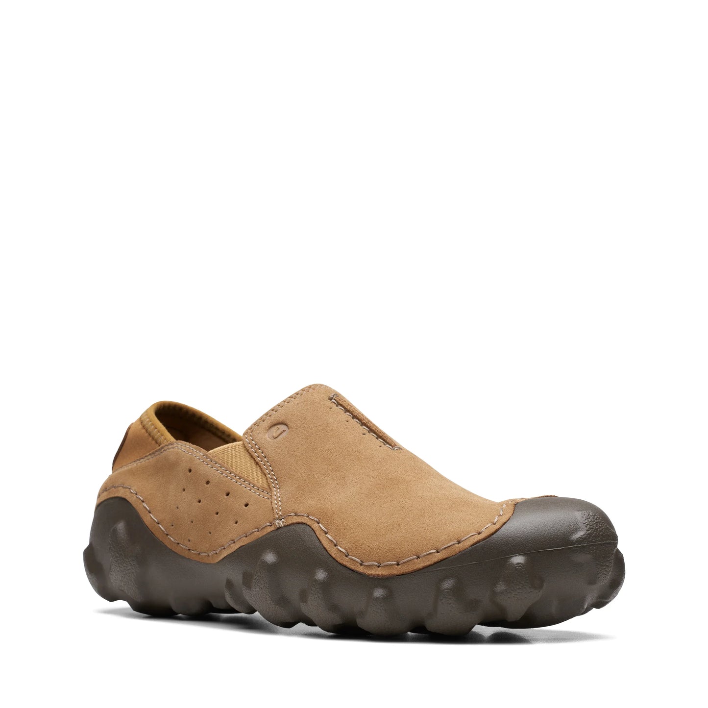Zapatos Derby De La Marca Clarks Para Hombre Modelo Mokolite Easy Dark Sand Suede En Color Beige