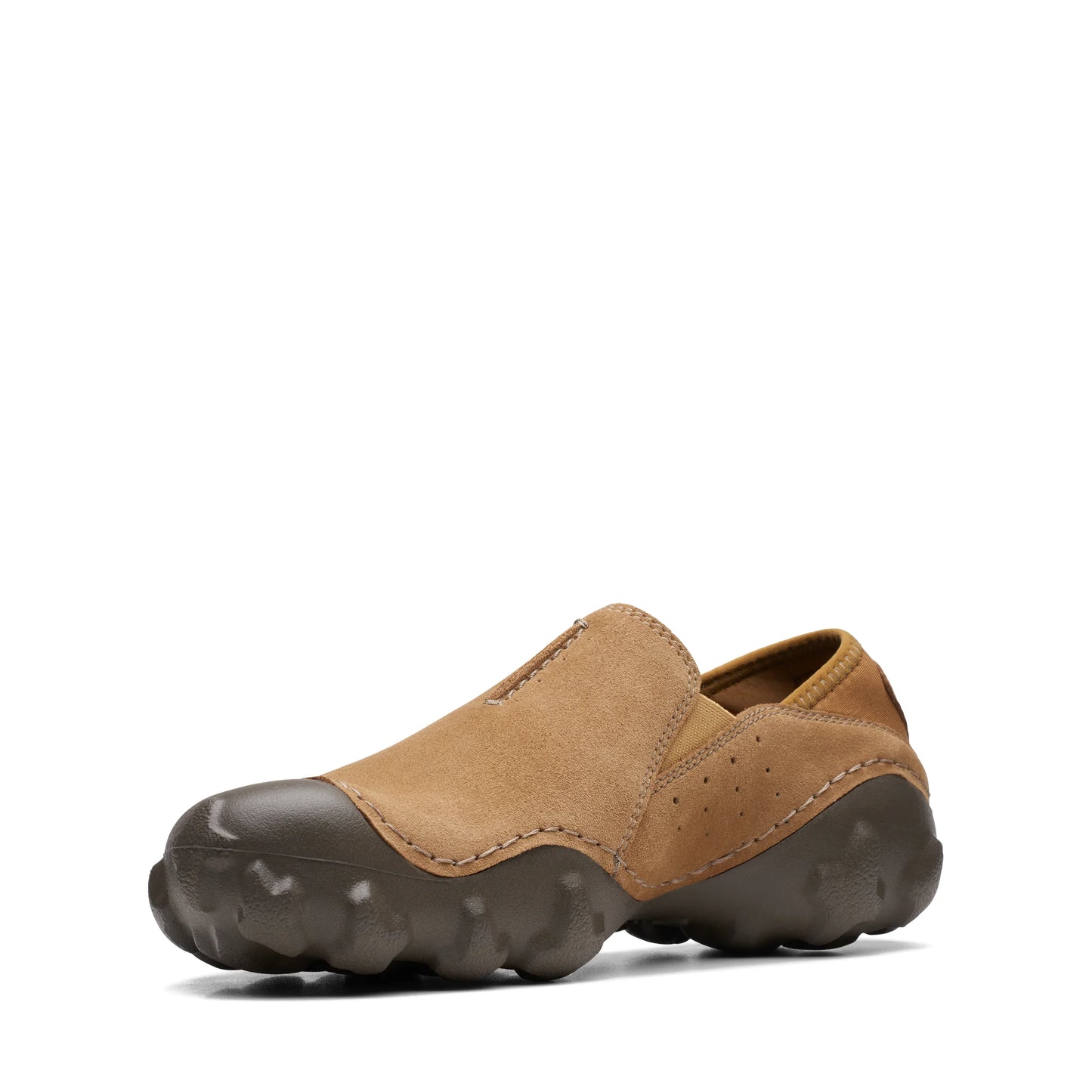 Zapatos Derby De La Marca Clarks Para Hombre Modelo Mokolite Easy Dark Sand Suede En Color Beige