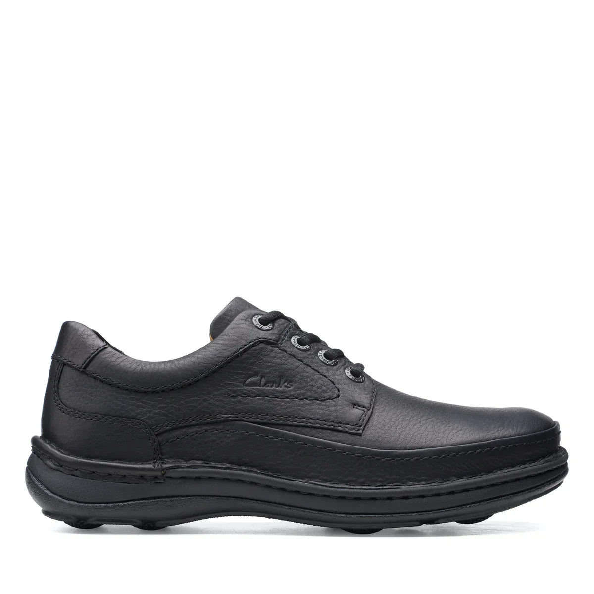 Zapatos Derby De La Marca Clarks Para Hombre Modelo Nature Three Black Leather En Color Negro