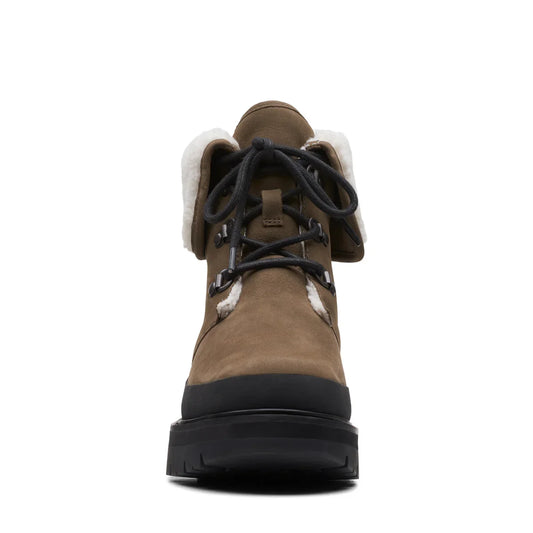 Bottes Clarks pour femme, Orianna Turn, doublure olive foncé, vert
