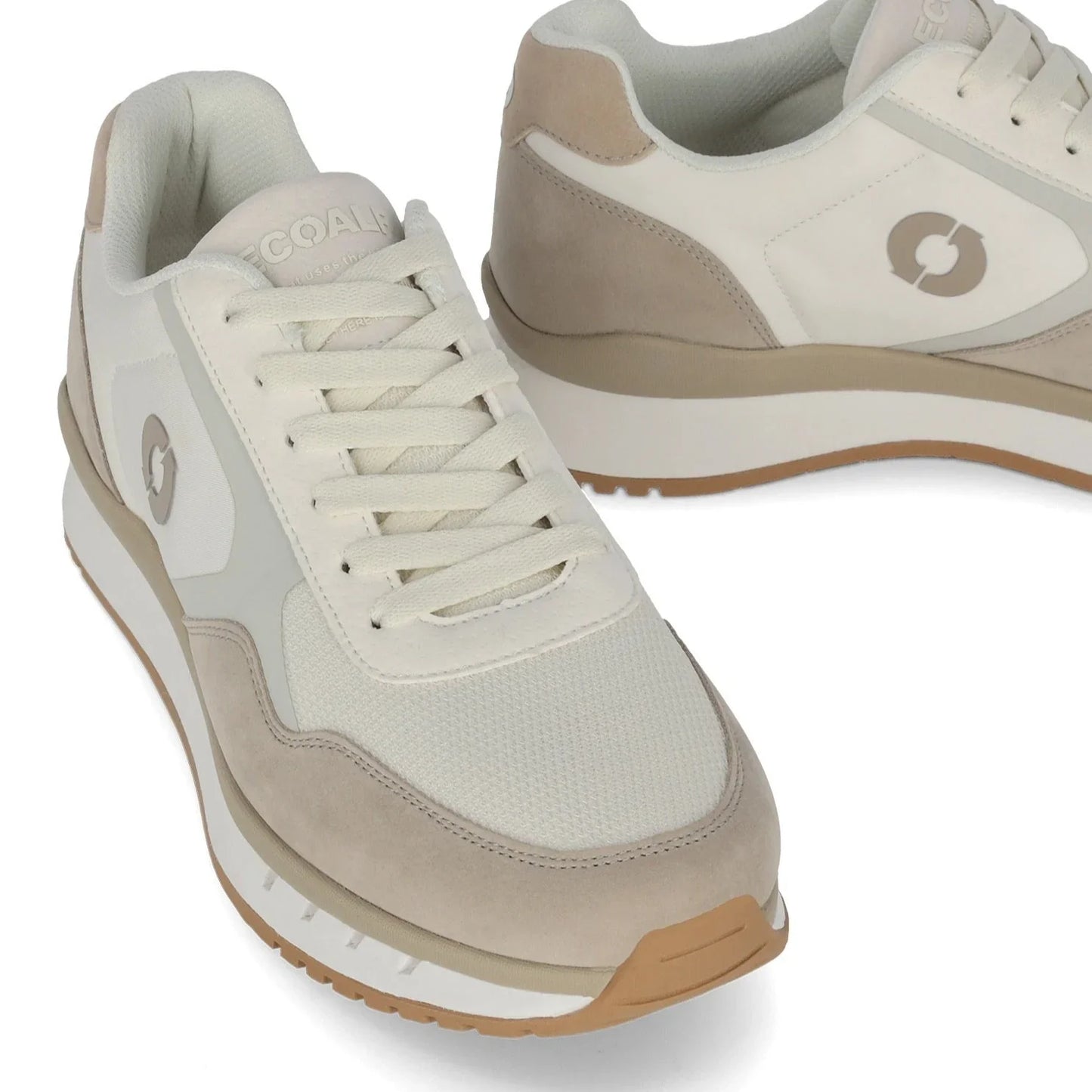Baskets Ecoalf pour femme, modèle Cervino Sand, blanches