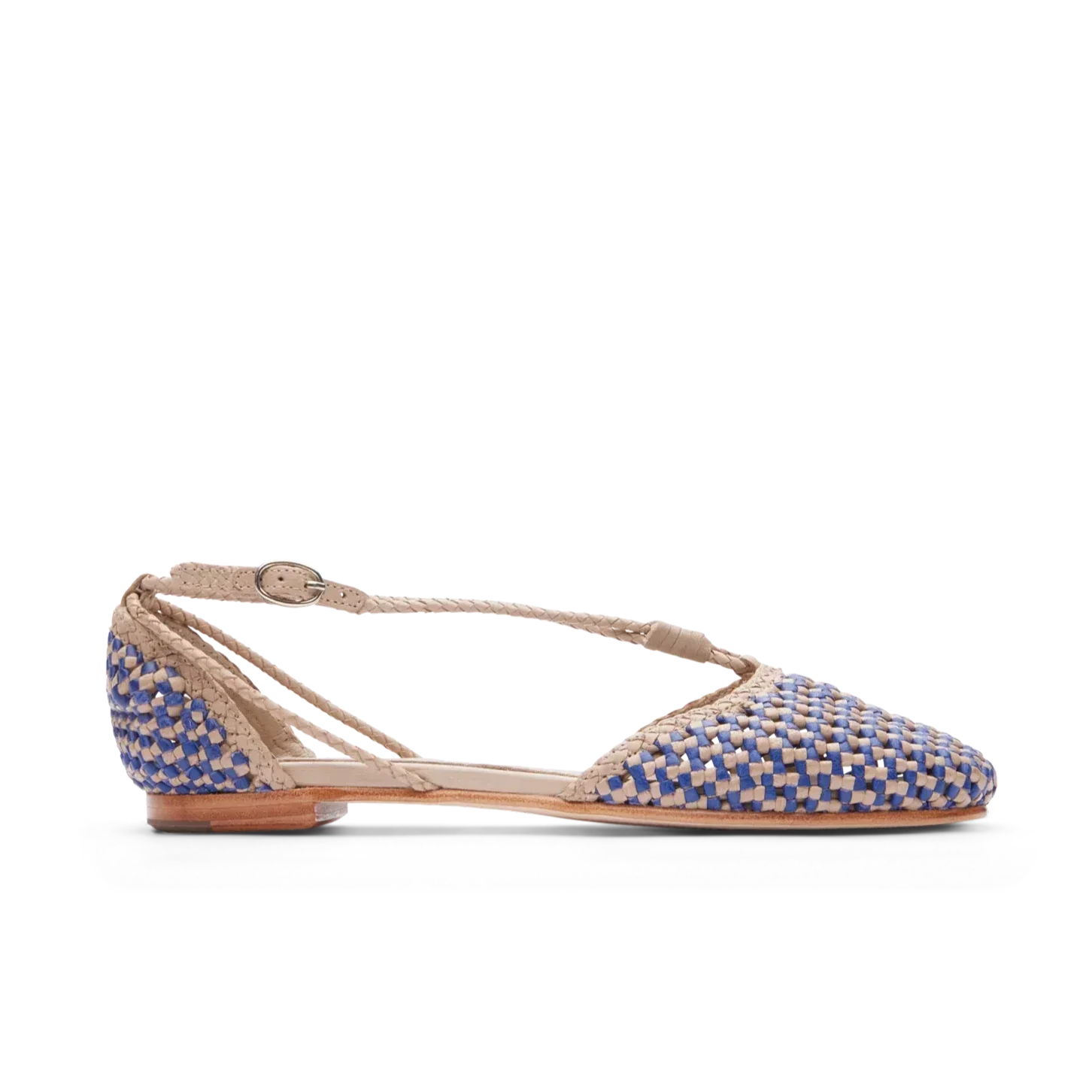 LOTTUSSE 女式芭蕾舞鞋,Nood Sabbia Klein 型号,蓝色