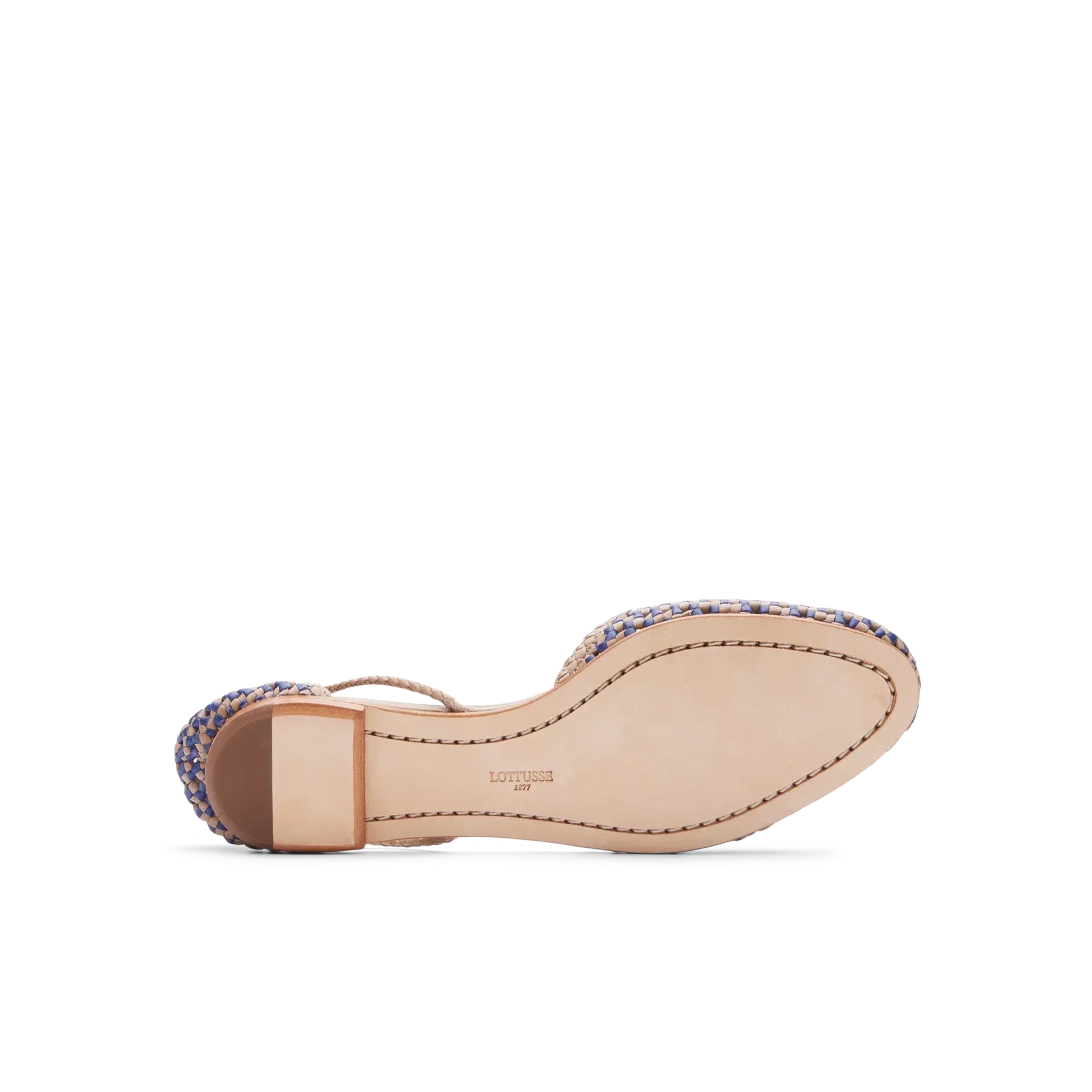 LOTTUSSE 女式芭蕾舞鞋,Nood Sabbia Klein 型号,蓝色