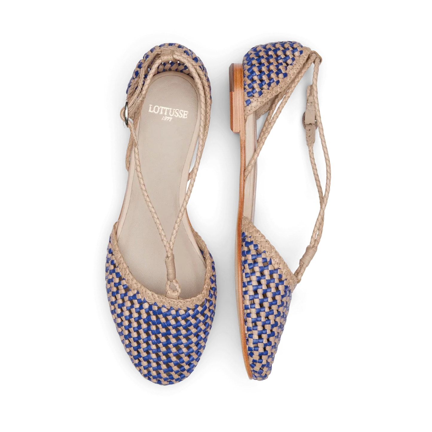 Bailarinas De La Marca Lottusse Para Mujer Modelo Nood Sabbia Klein En Color Azul