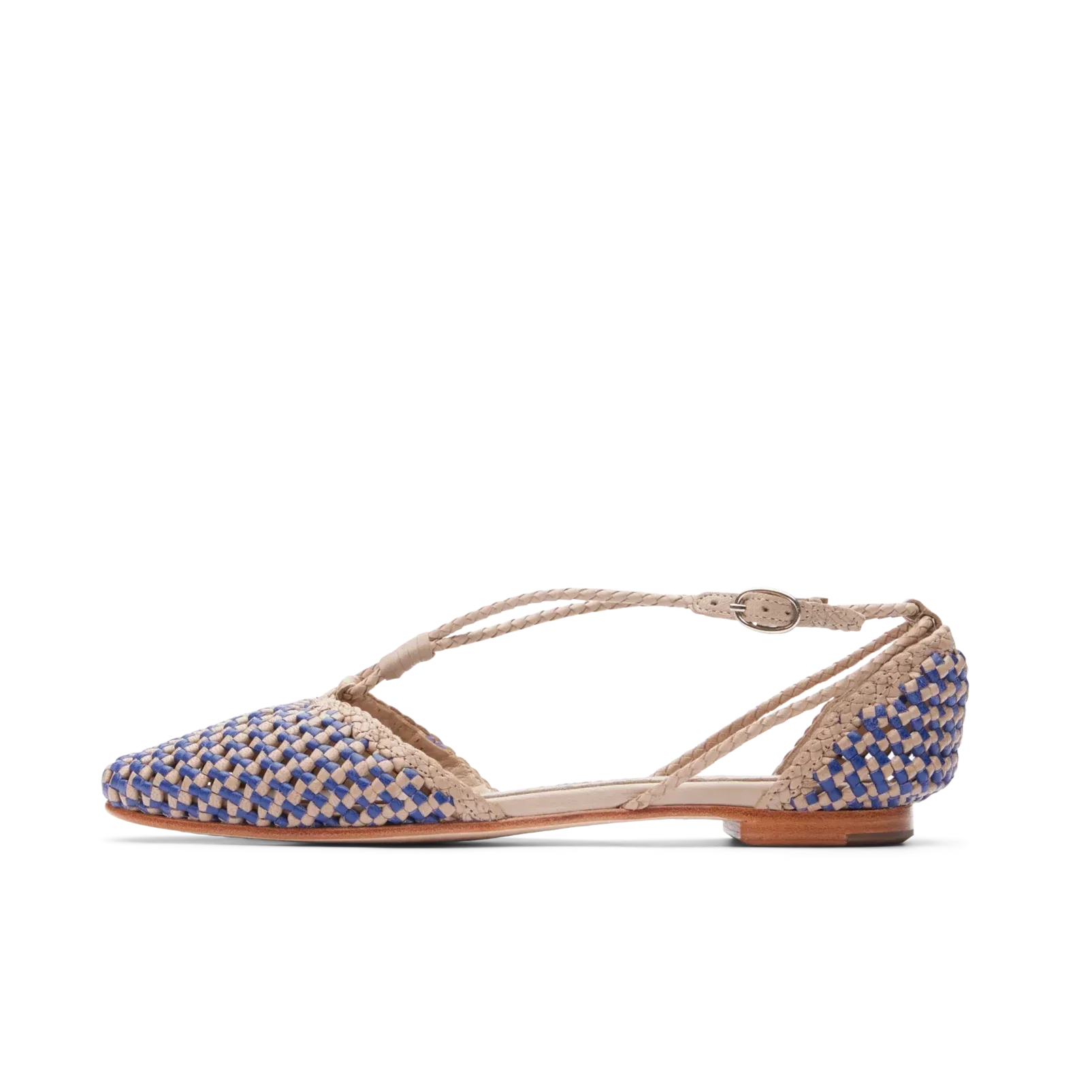 LOTTUSSE 女式芭蕾舞鞋,Nood Sabbia Klein 型号,蓝色