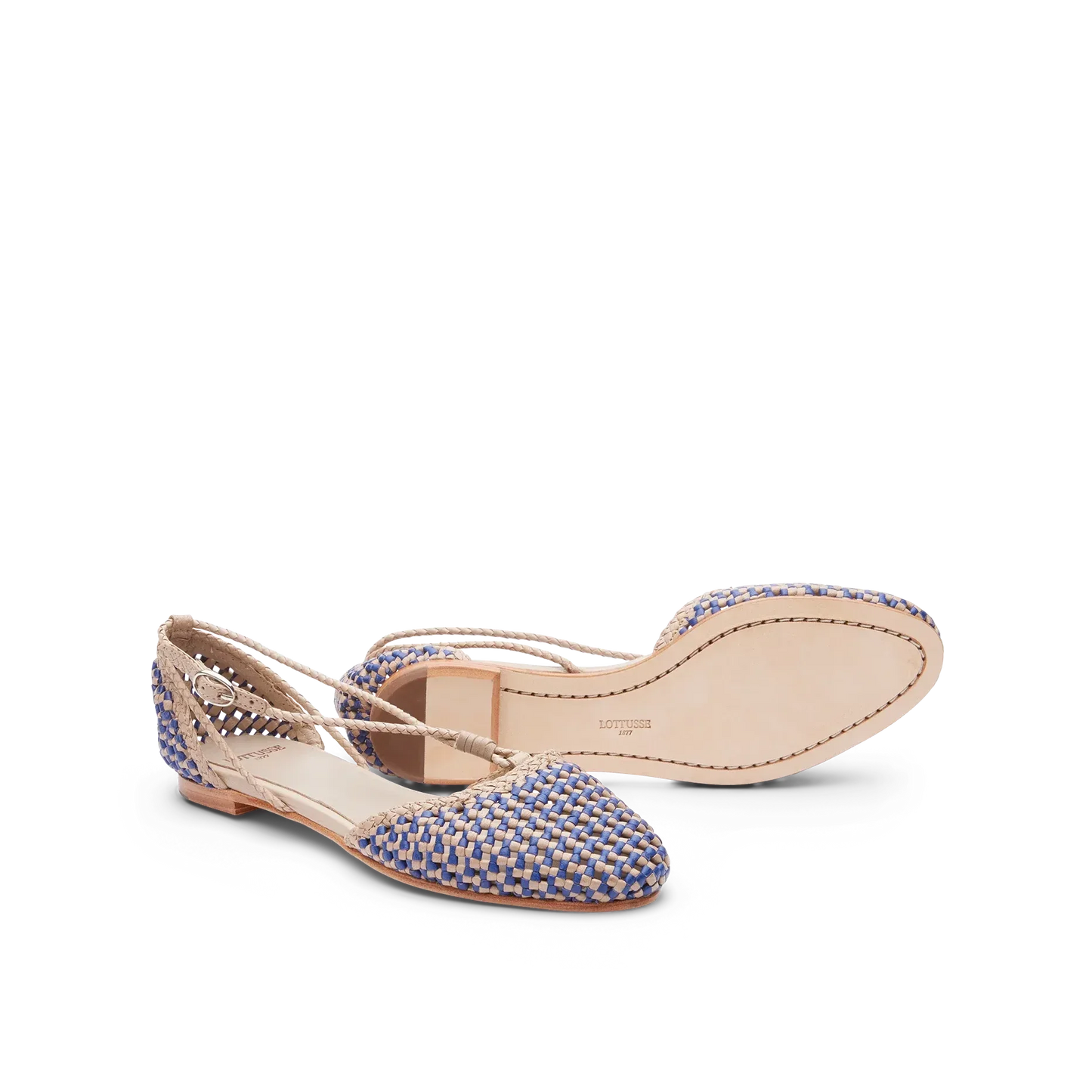 Bailarinas De La Marca Lottusse Para Mujer Modelo Nood Sabbia Klein En Color Azul