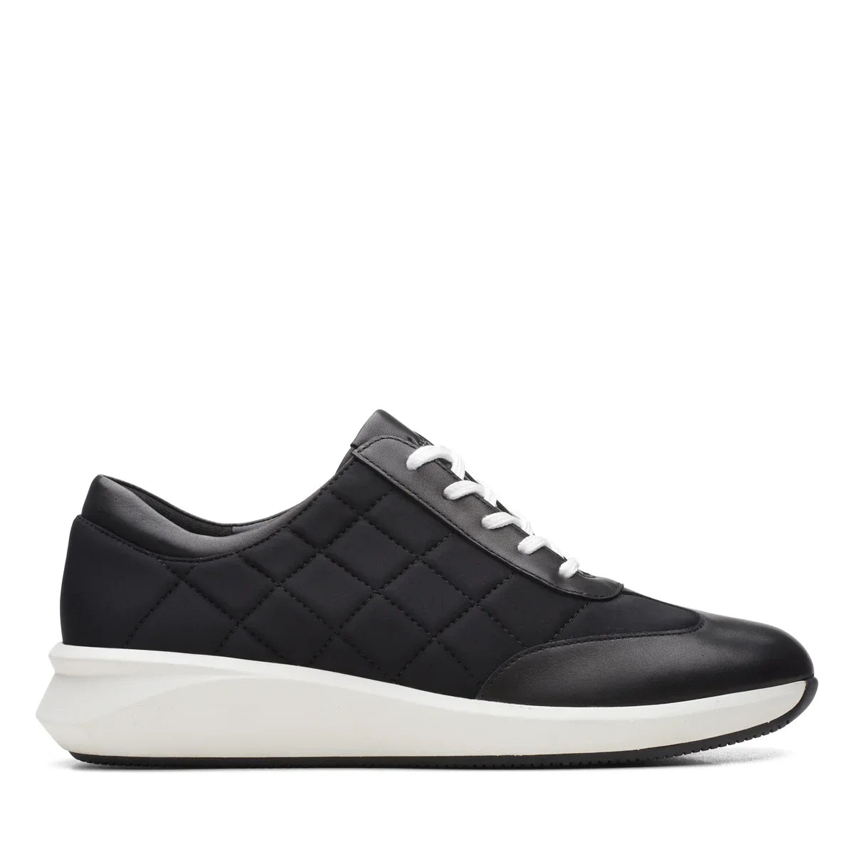 Sneakers De Vestir De La Marca Clarks Para Mujer Modelo Un Rio Stitch Black Combination En Color Negro