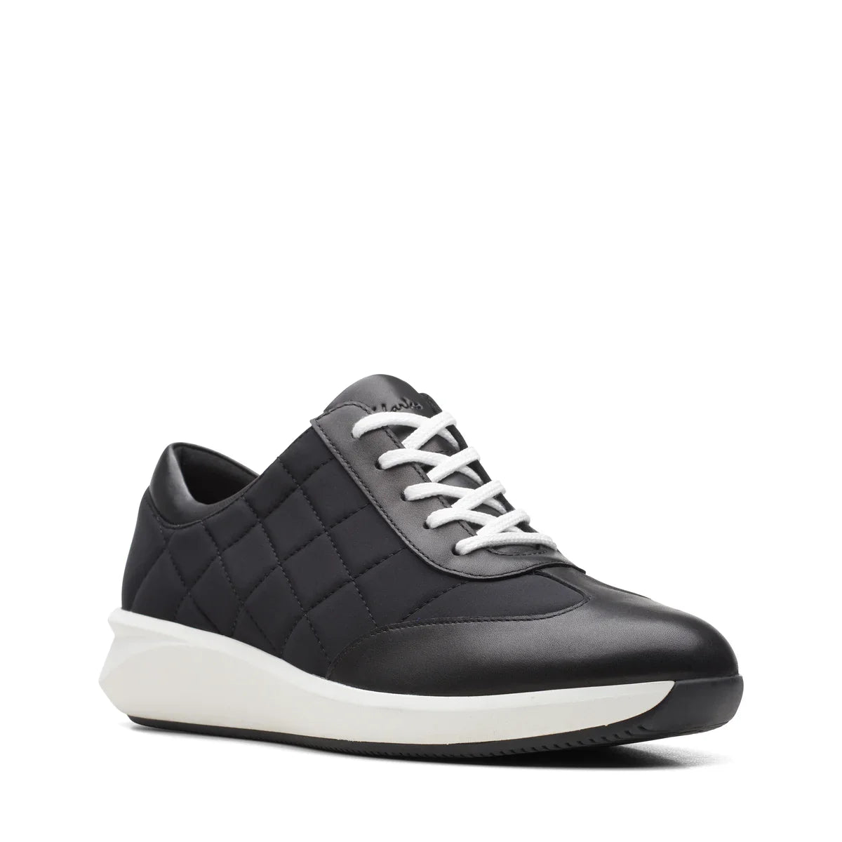 Sneakers De Vestir De La Marca Clarks Para Mujer Modelo Un Rio Stitch Black Combination En Color Negro