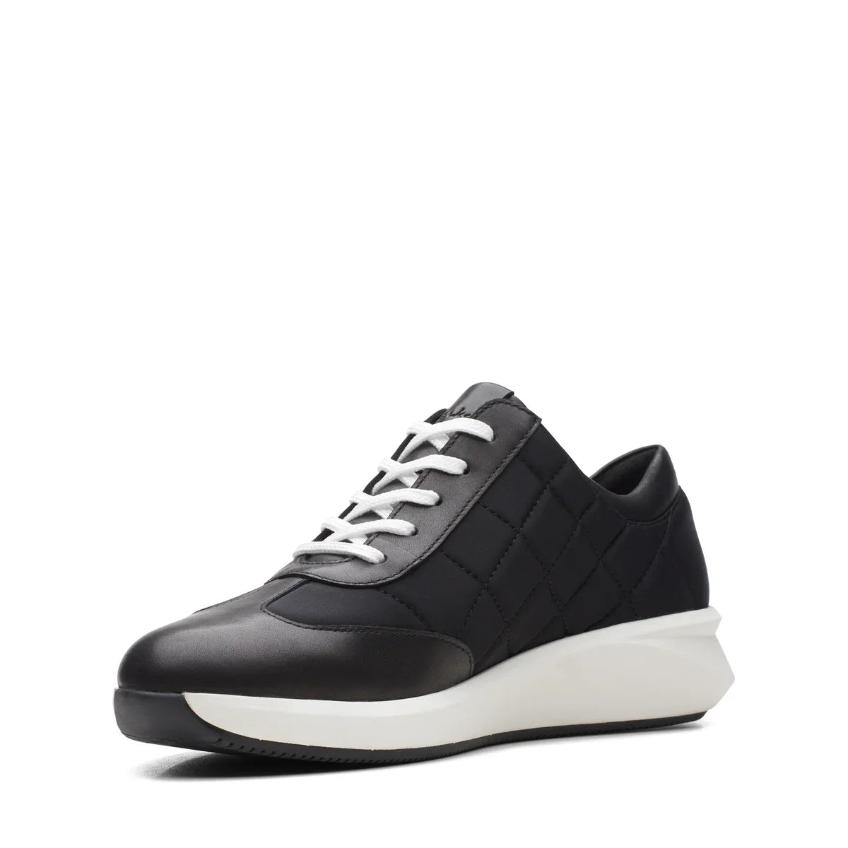 Sneakers De Vestir De La Marca Clarks Para Mujer Modelo Un Rio Stitch Black Combination En Color Negro