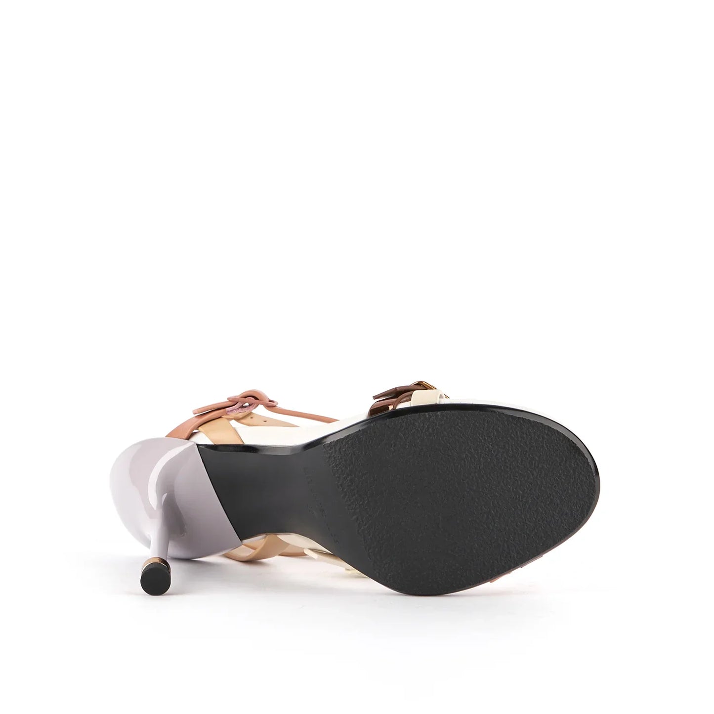 Sandales à talons hauts bohèmes Sia à lanières pour femmes de United Nude, beiges