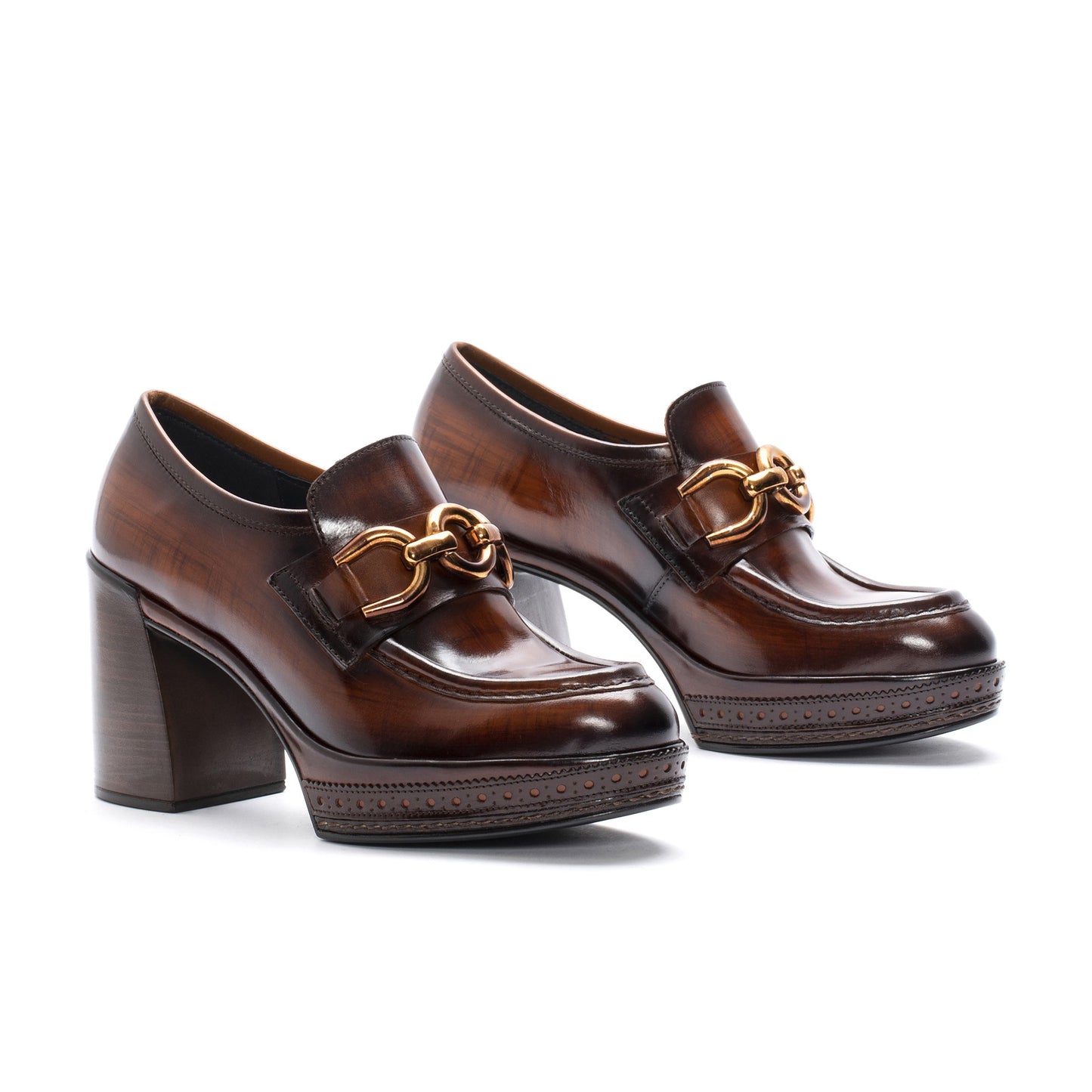 Zapatos De Tacón De La Marca Pons Quintana Para Mujer Modelo Zapato Tacon Amelia Nepal LegnoEn Color Marrón