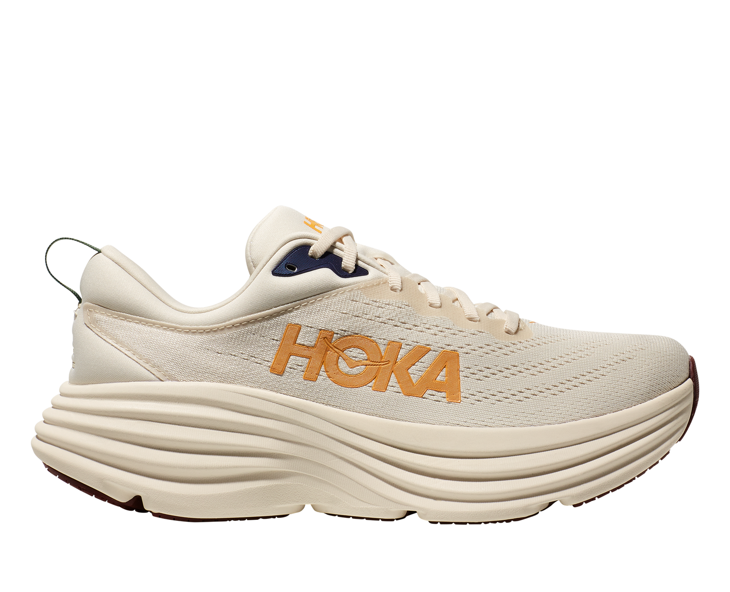 HOKA | SNEAKERS HOMBRE | BONDI 8 OAT MILK/ALABAS | BLANCO