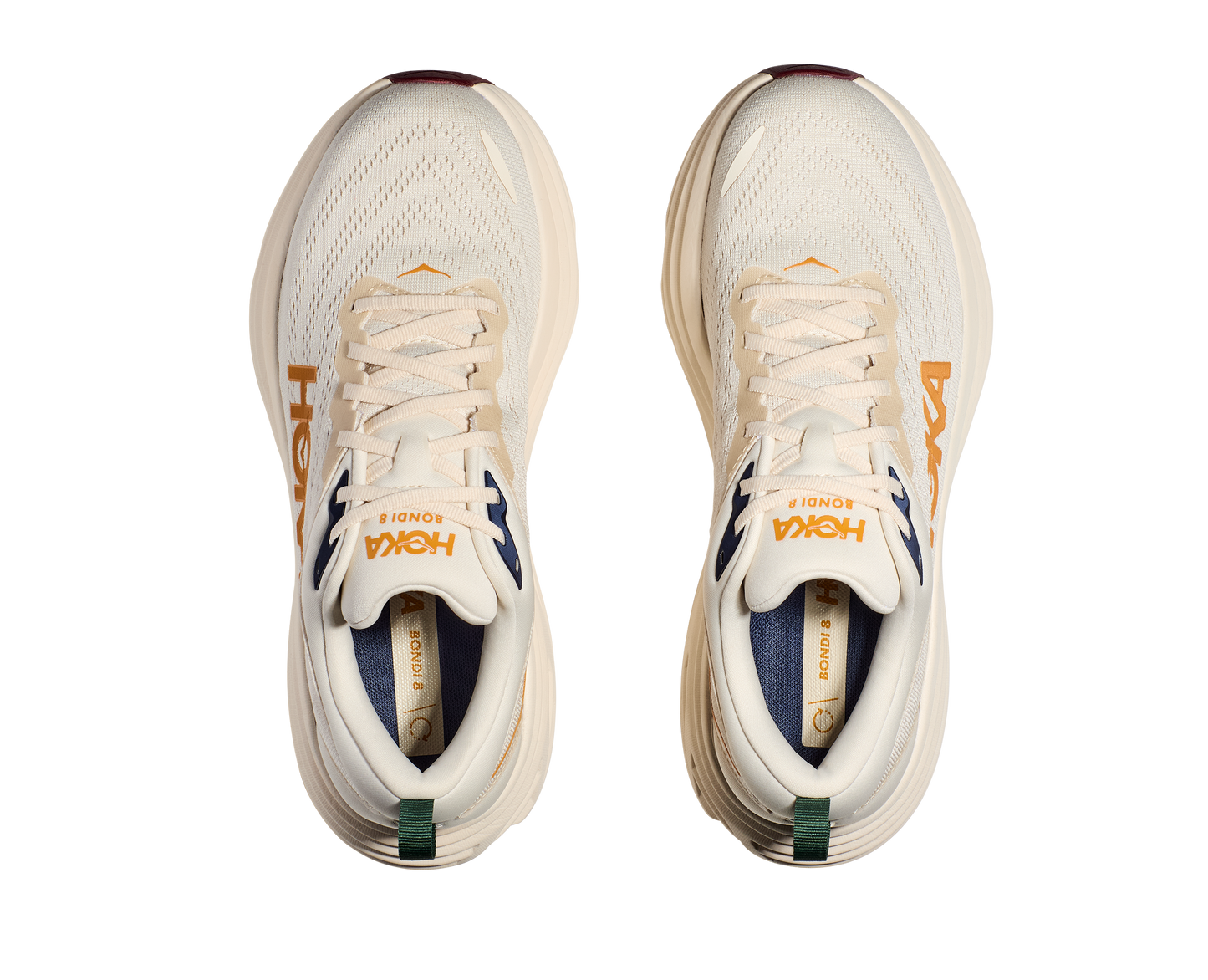 HOKA | SNEAKERS HOMBRE | BONDI 8 OAT MILK/ALABAS | BLANCO