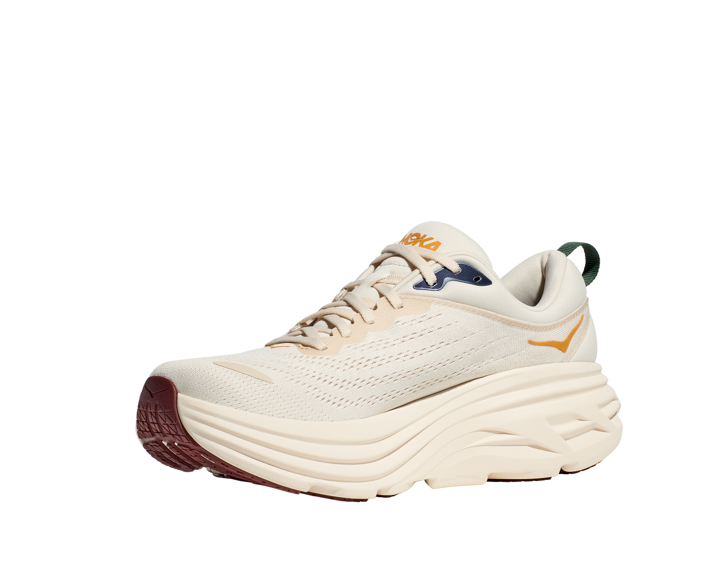 HOKA | SNEAKERS HOMBRE | BONDI 8 OAT MILK/ALABAS | BLANCO