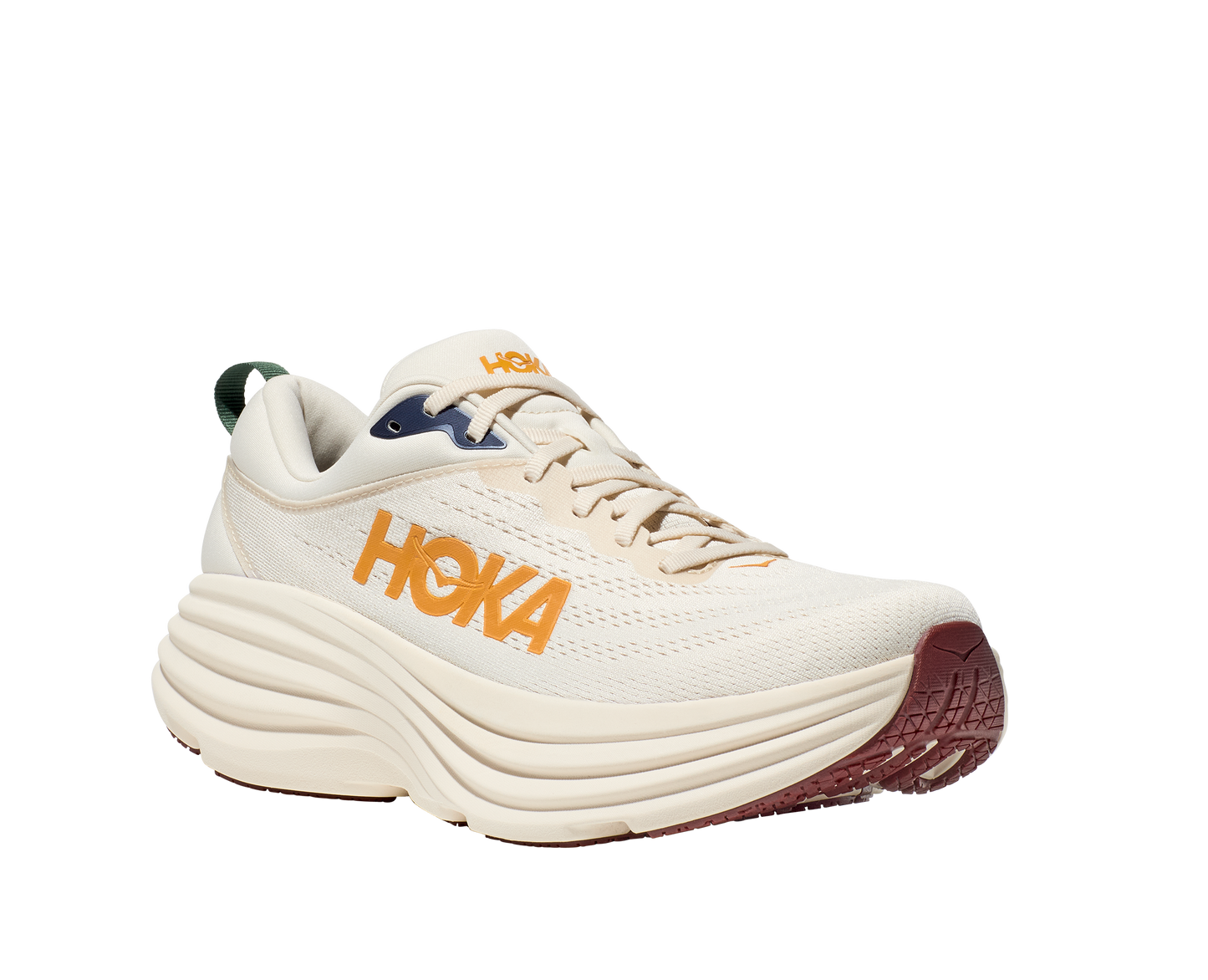 HOKA | SNEAKERS HOMBRE | BONDI 8 OAT MILK/ALABAS | BLANCO