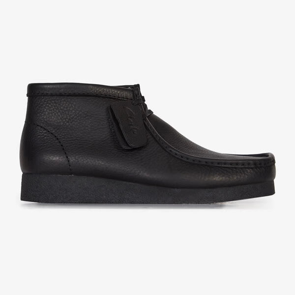 CLARKS | BOTES HOME | WALLABEE EVO BOOT BLACK LEATHER | NEGRE