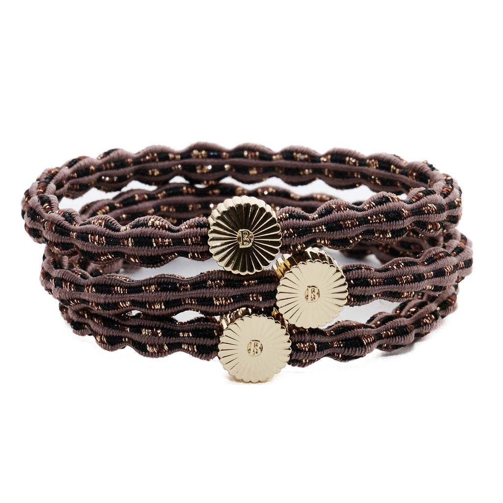 BELVU | PULSERAS | MUJER | BUBBLE HAIRTIE CHOCOLATE MOUSSE | MARRÓN
