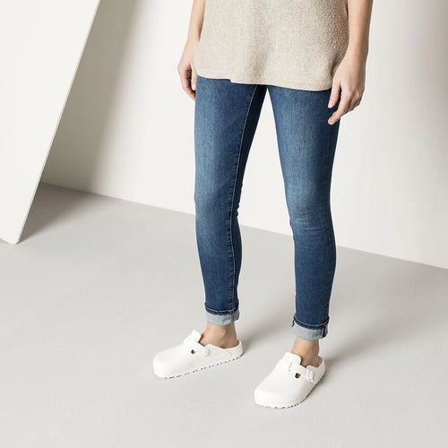 BIRKENSTOCK | CLOGS | WOMAN | BOSTON ESSENTIALS EVA WHITE | WHITE