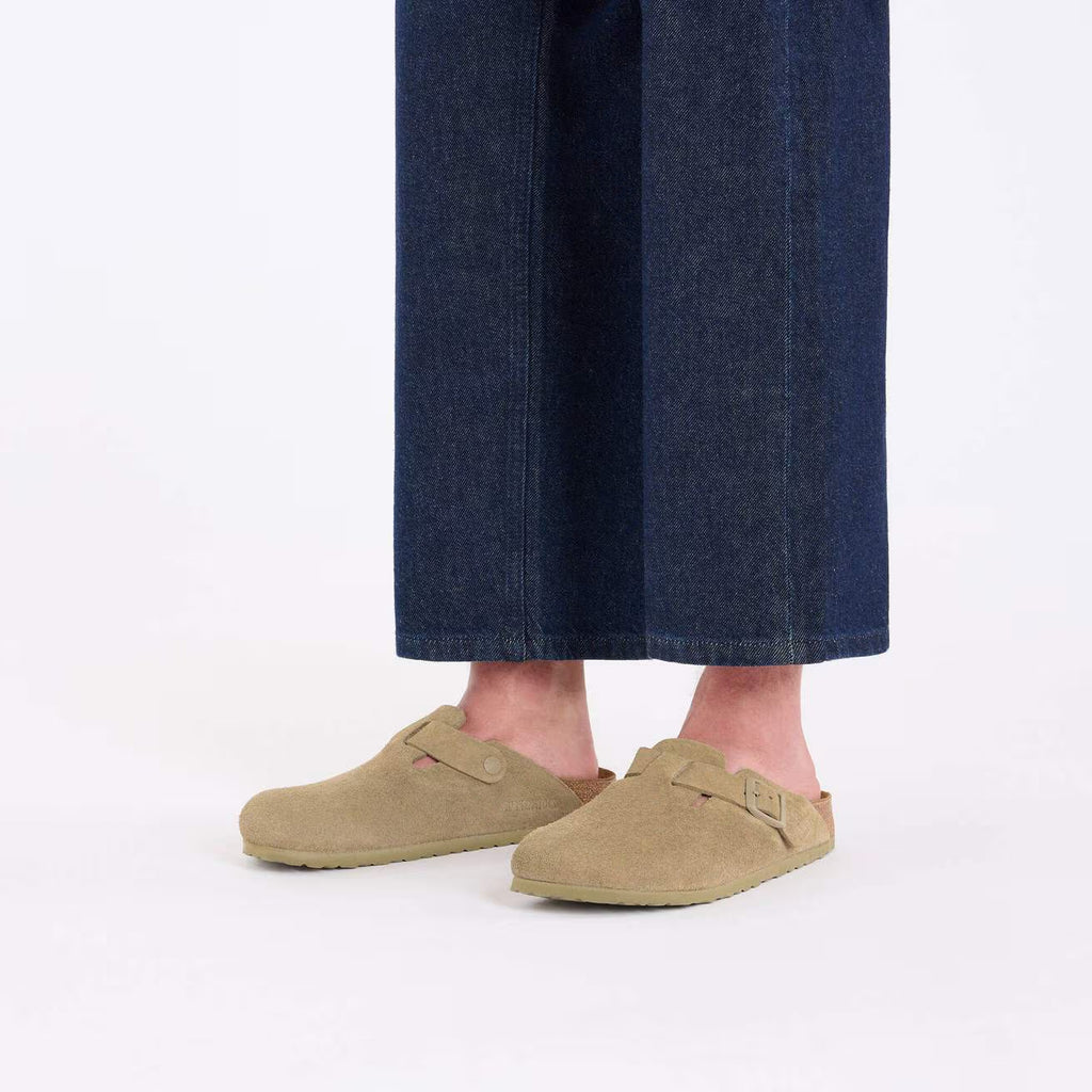 BIRKENSTOCK | UNISEX KLOMPEN | BOSTON | VERFRAAI KHAIKI | SMAL