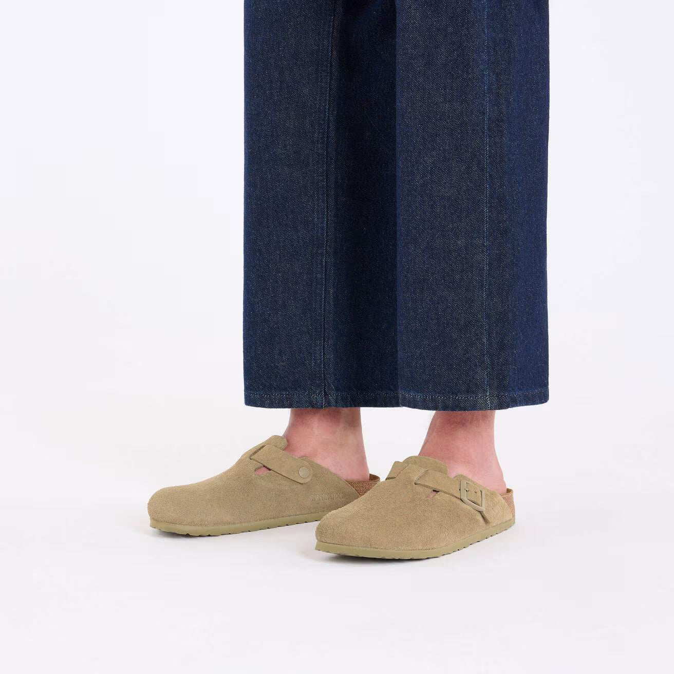 BIRKENSTOCK | UNISEX KLOMPEN | BOSTON | VERFRAAI KHAIKI | SMAL