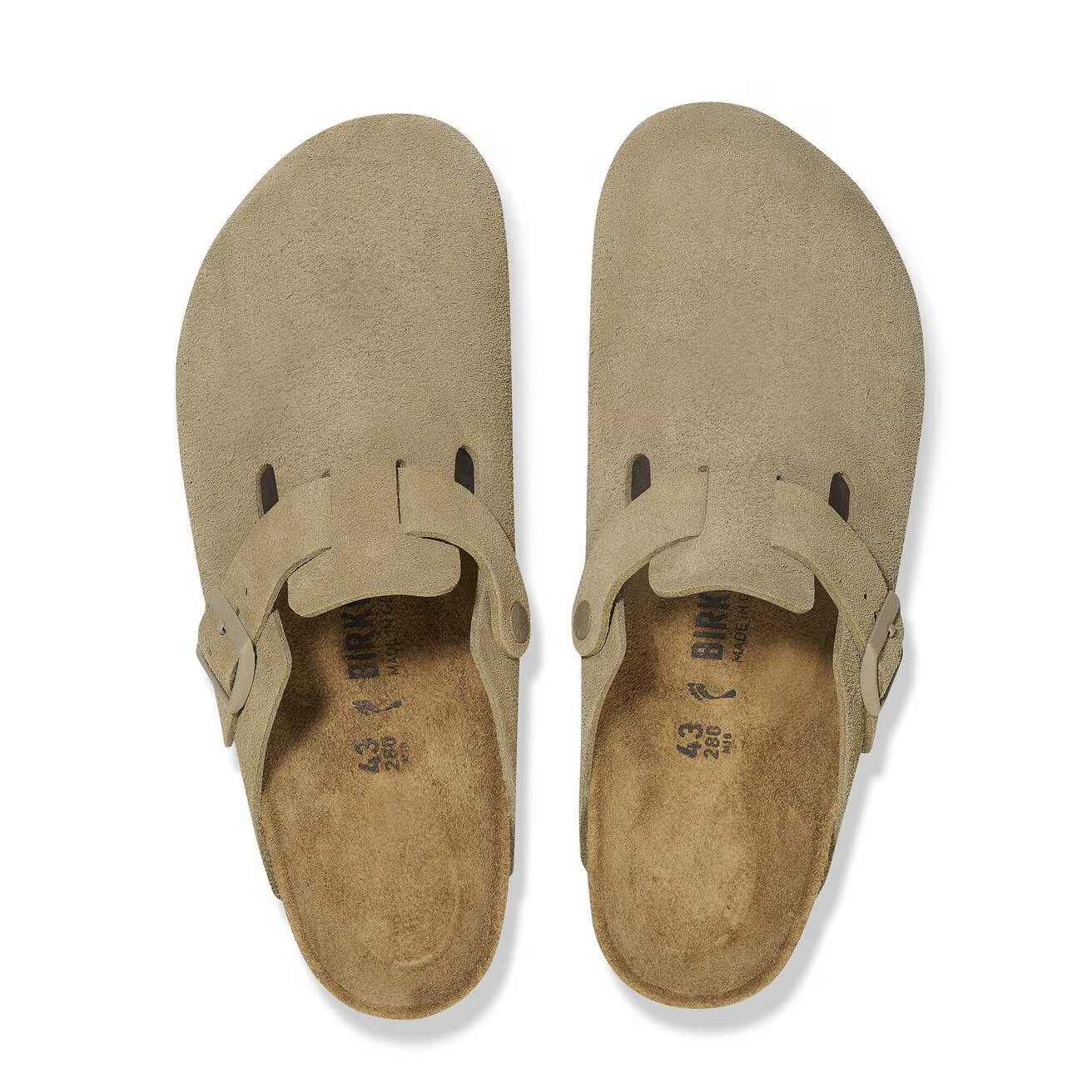 BIRKENSTOCK | UNISEX KLOMPEN | BOSTON | VERFRAAI KHAIKI | SMAL