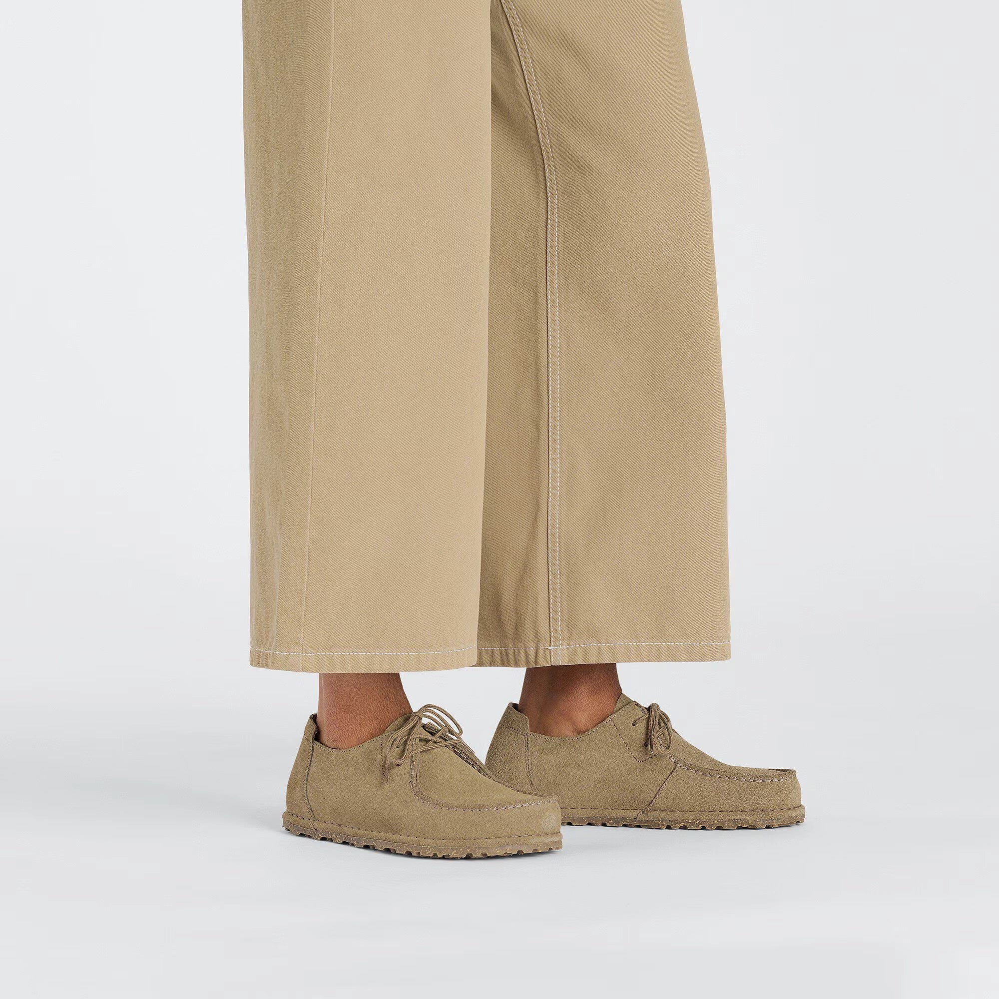 BIRKENSTOCK | CASUAL SHOES | WOMEN'S | UTTI LACE LEVE GRAY TAUPE | BEIGE