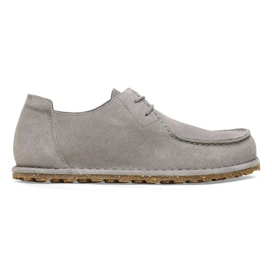 BIRKENSTOCK | WOMEN'S WALLABEE | UTTI LACE SUEDE LEATHER WHALE GRAY | GREY