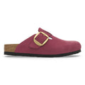 BIRKENSTOCK | Женские сандалии | Boston с большой пряжкой, мех, ягодный краш | розовый