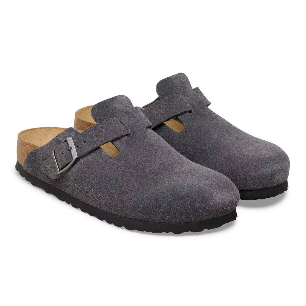 BIRKENSTOCK | MULES AND CLOGS | UNISEX | BOSTON LEVE CHARCOAL | GREY