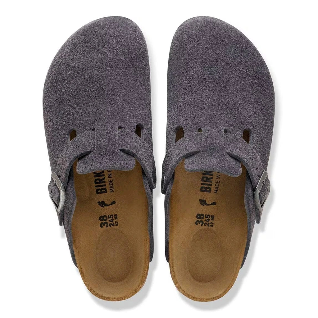 BIRKENSTOCK | MULES AND CLOGS | UNISEX | BOSTON LEVE CHARCOAL | GREY