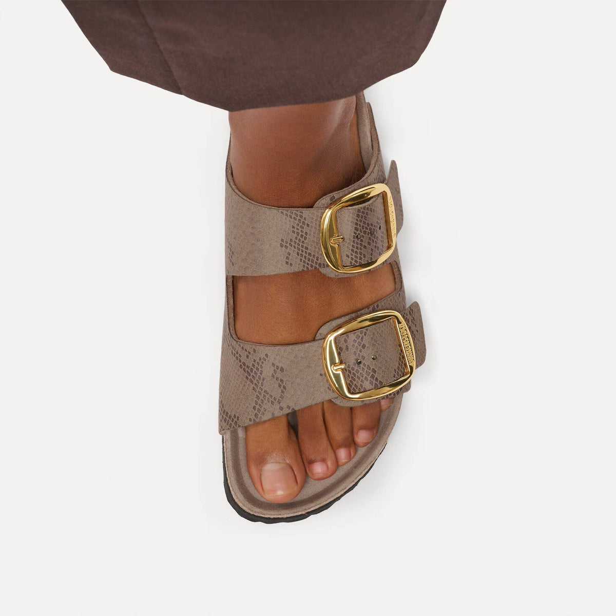 BIRKENSTOCK Arizona GRAY Taupe: animal print サンダル レディース