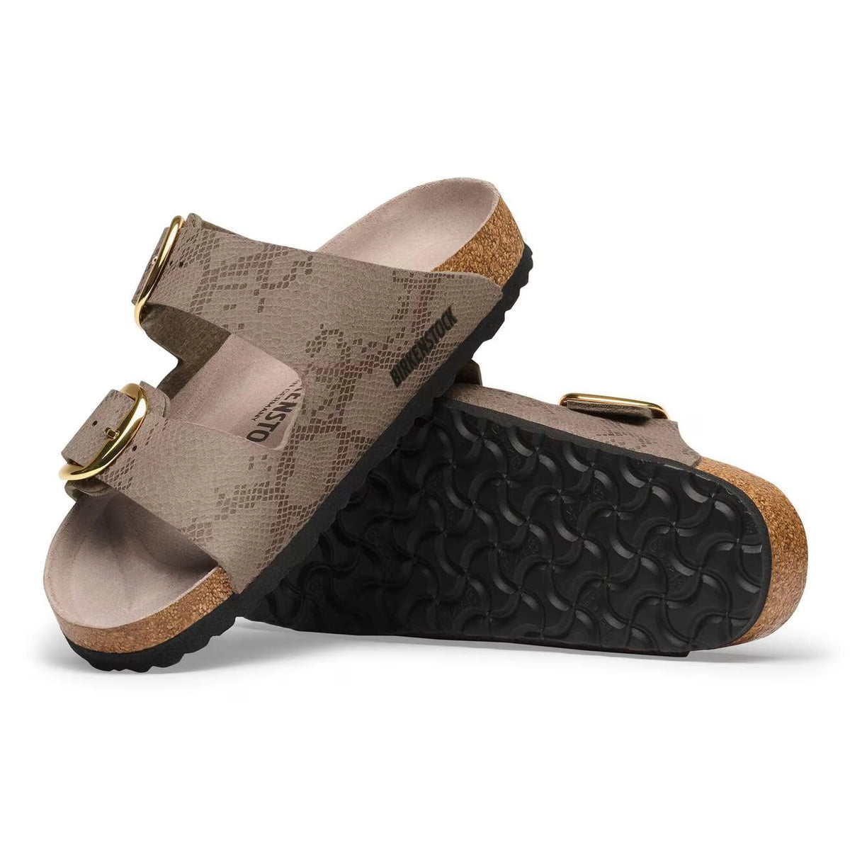 BIRKENSTOCK Arizona GRAY Taupe: animal print サンダル レディース